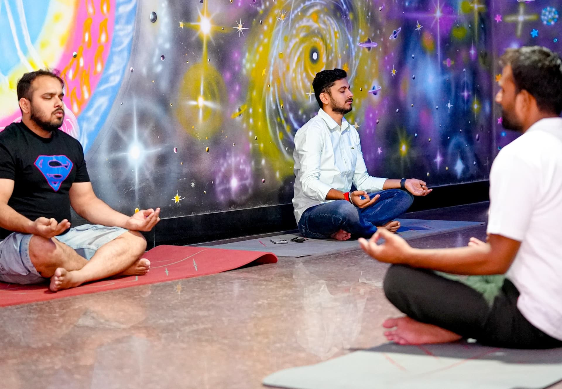 Meditate in the spiritual ambiance of Vrindavan
