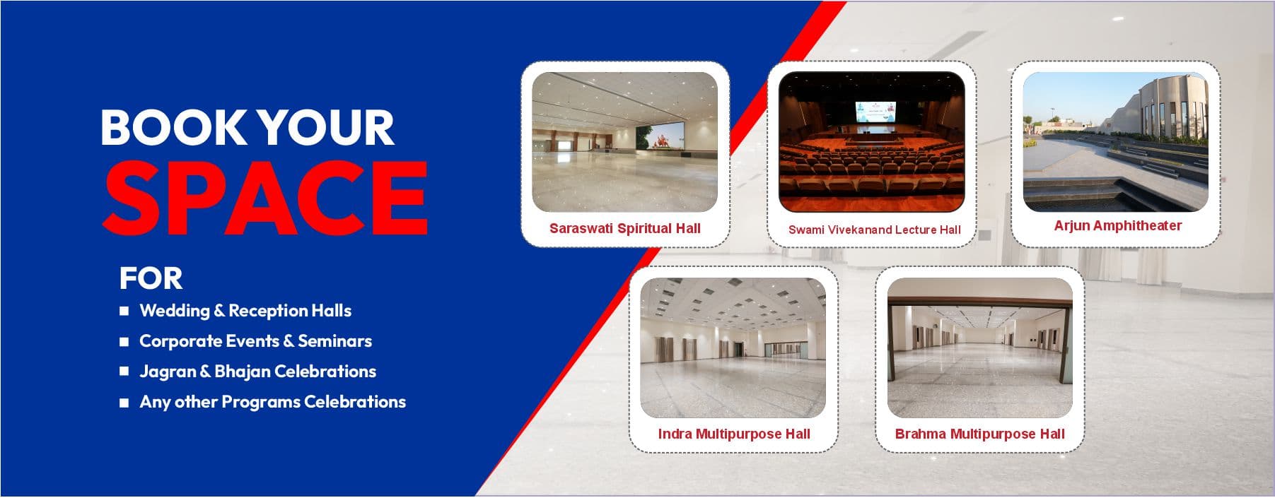 Wedding and Reception banquet halls in Vrindavan