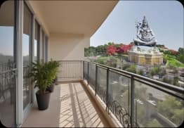 View from room balcony