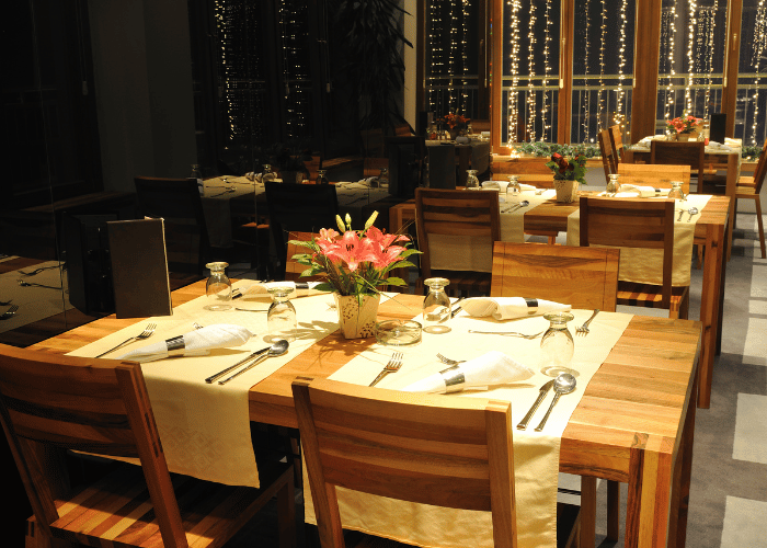 Enjoy satvik dinning at Annekaa Heights resturant